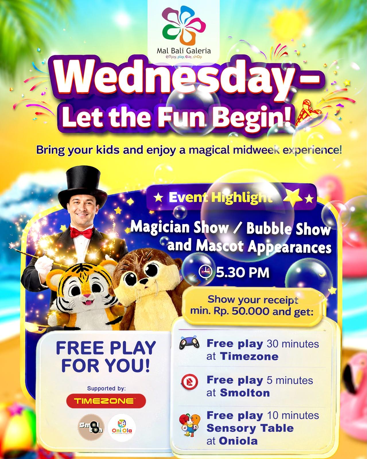 Magician Show / bubble Show